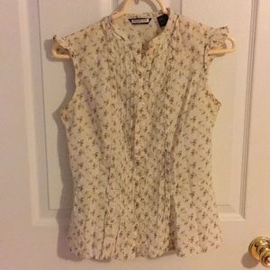 Vintage sleeveless blouse